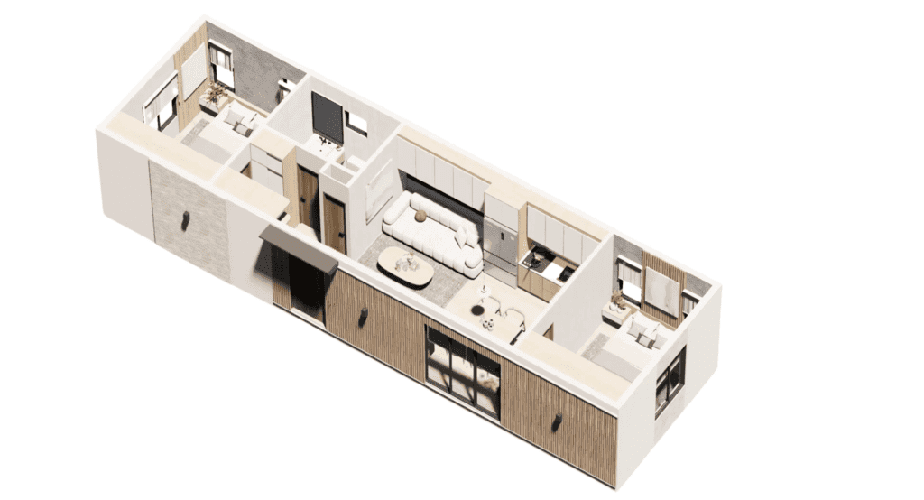 Modstruc-Luxury-Tiny-Home-2-bedroom